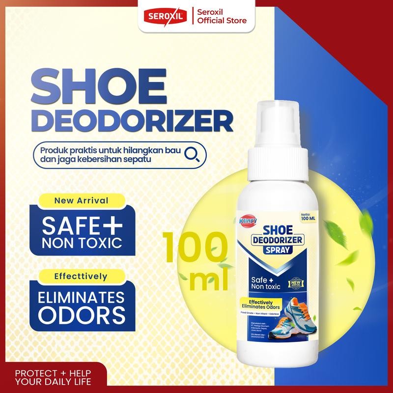 

Semprotan Penghilang Bau Kaki Bau Sepatu Kaos kaki Antibacterial 100ml Shoe Shoes Pembersih