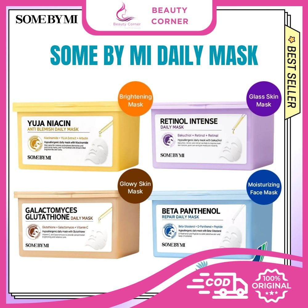 SOME BY MI Daily Mask Yuja/Retinol/Glutathione/Beta Panthenol