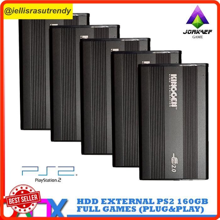 HDD EKSTERNAL PS2 160GB USB 2.0/ HARDDISK EXTERNAL PS 2 160GB / HARDIS