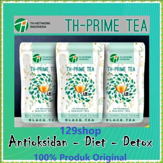 

TH Prime Tea Black Tea Teh Hitam Kesehatan Antioksidan Diet Detox 1 Pouch Isi 70 Gr Original