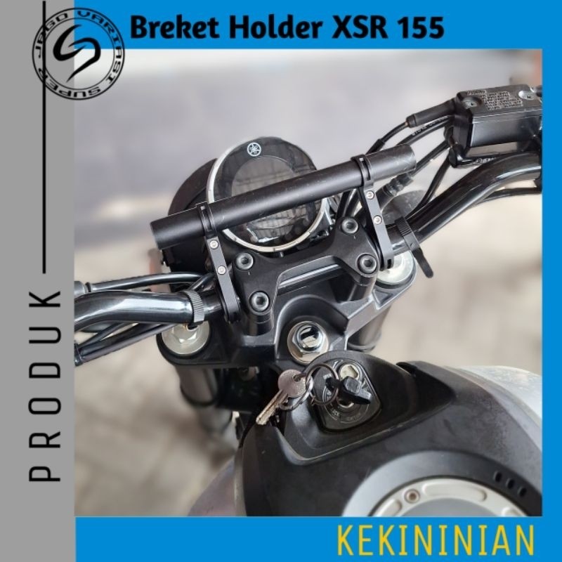 Breket Hp XSR / Bracket Breket Holder Handphone HP Yamaha XSR 155 Aluminium Alloy | Dudukan Phone Ho