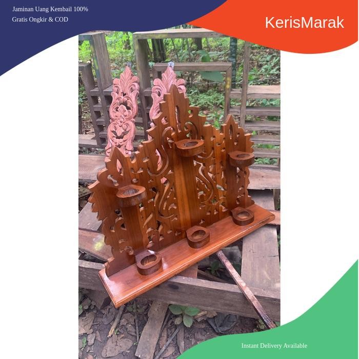 jagrak keris model bali ukir bali dari jati finishingan dari majapahit mataram kartosuro kartasura S
