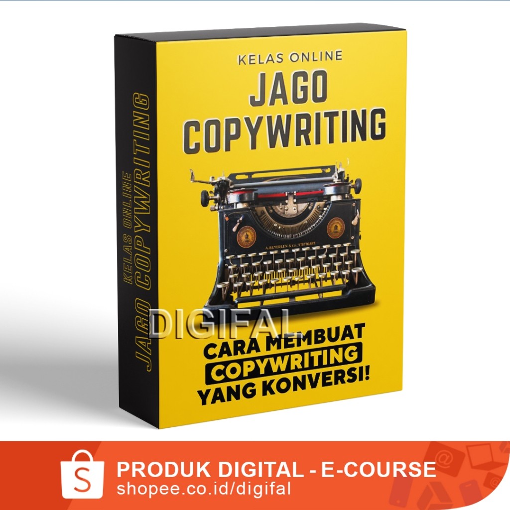 JAGO COPYWRITING - Mahir Copywriting Jago Membuat Tulisan yang Konversif