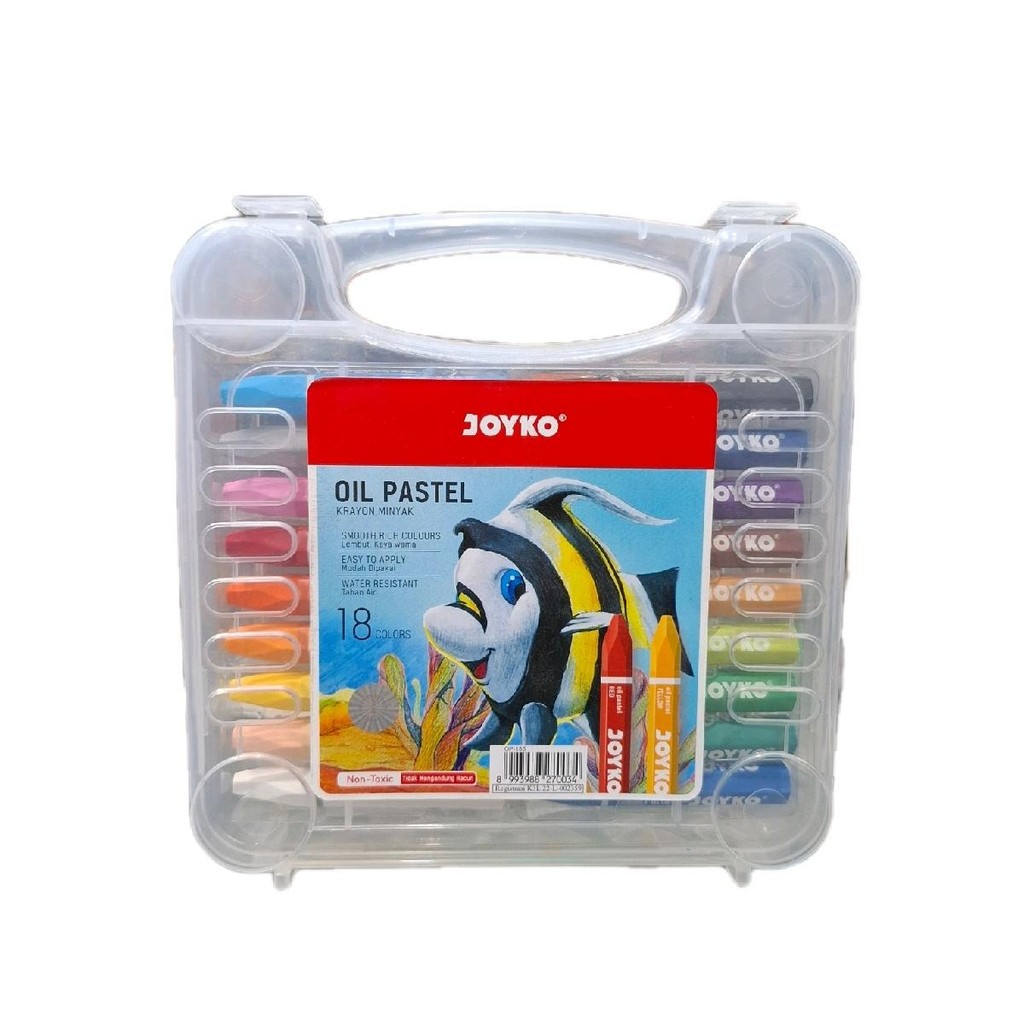 

Crayon Joyko 18 warna oil pastel non-toxic