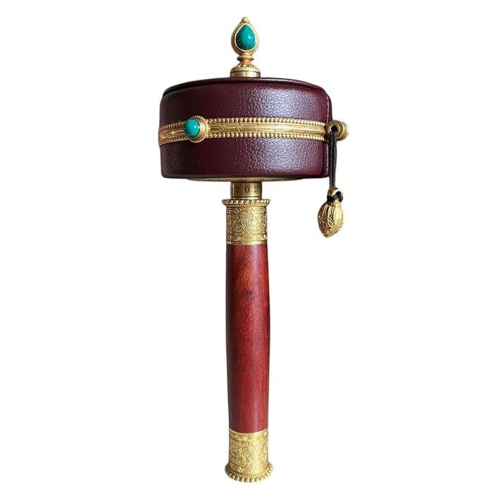 Prayer Wheel Roda Doa Mantra Om Mani Padme Hung Blessing Larung Gar Monastery Tibet