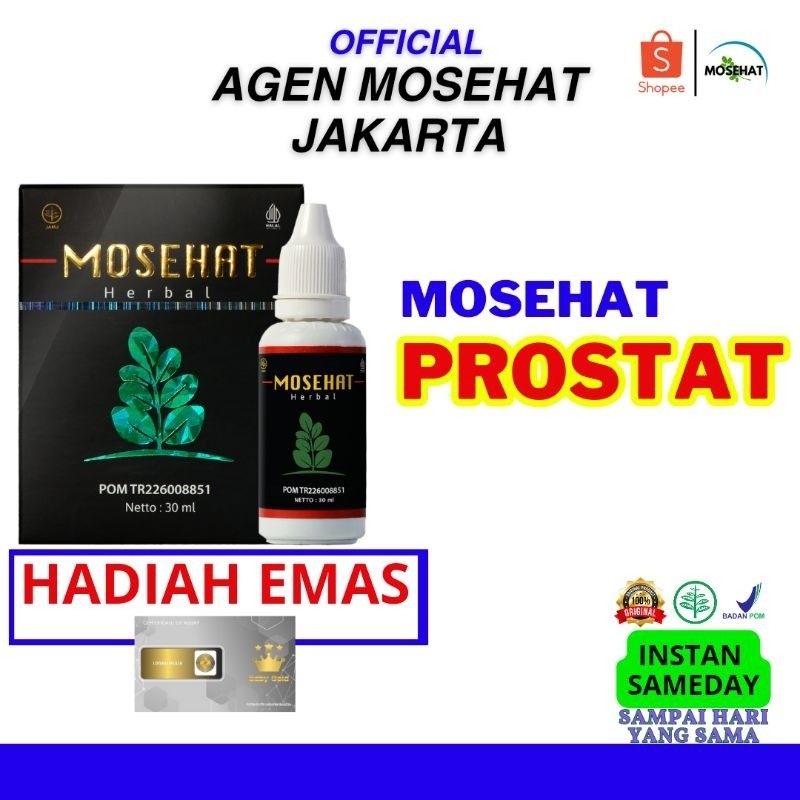 Mosehat Obat Prostat Herbal Original BPOM