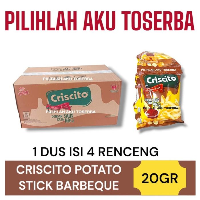 

CRISCITO French Fries / Kentang Goreng BBQ - ( HARGA 1 DUS )