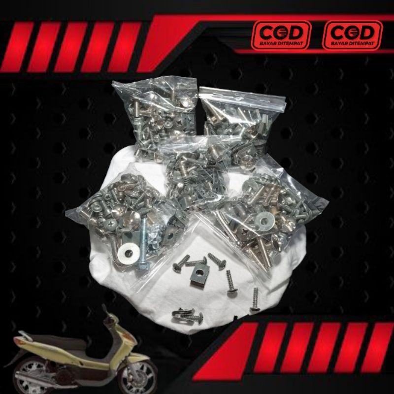 COD Baut Full Body Nouvo lele / Baut Fullset body halus body kasar Yamaha Nouvo lele