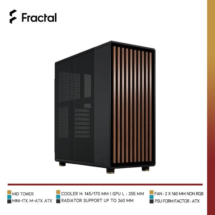 FRACTAL DESIGN North - Black Mesh