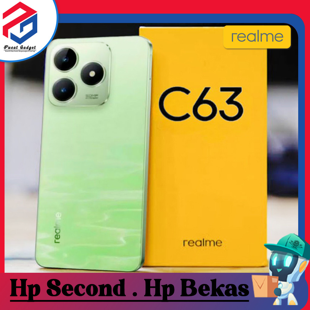Realme C63 Ram 6/128GB | Ram 8/128GB Second Pusat Gadget