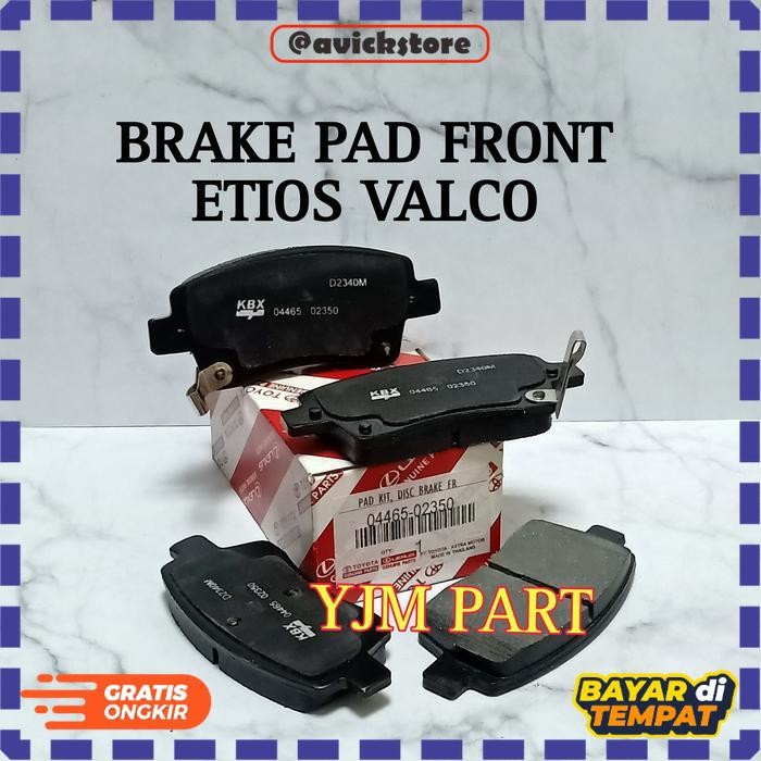KAMPAS REM DEPAN TOYOTA ETIOS VALCO BRAKE PAD FRONT ETIOS VALCO