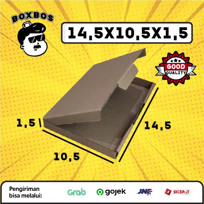 

14,5x10,5x1,5 CM Pizza KARDUS Corrugated Packaging Box packing Diecut