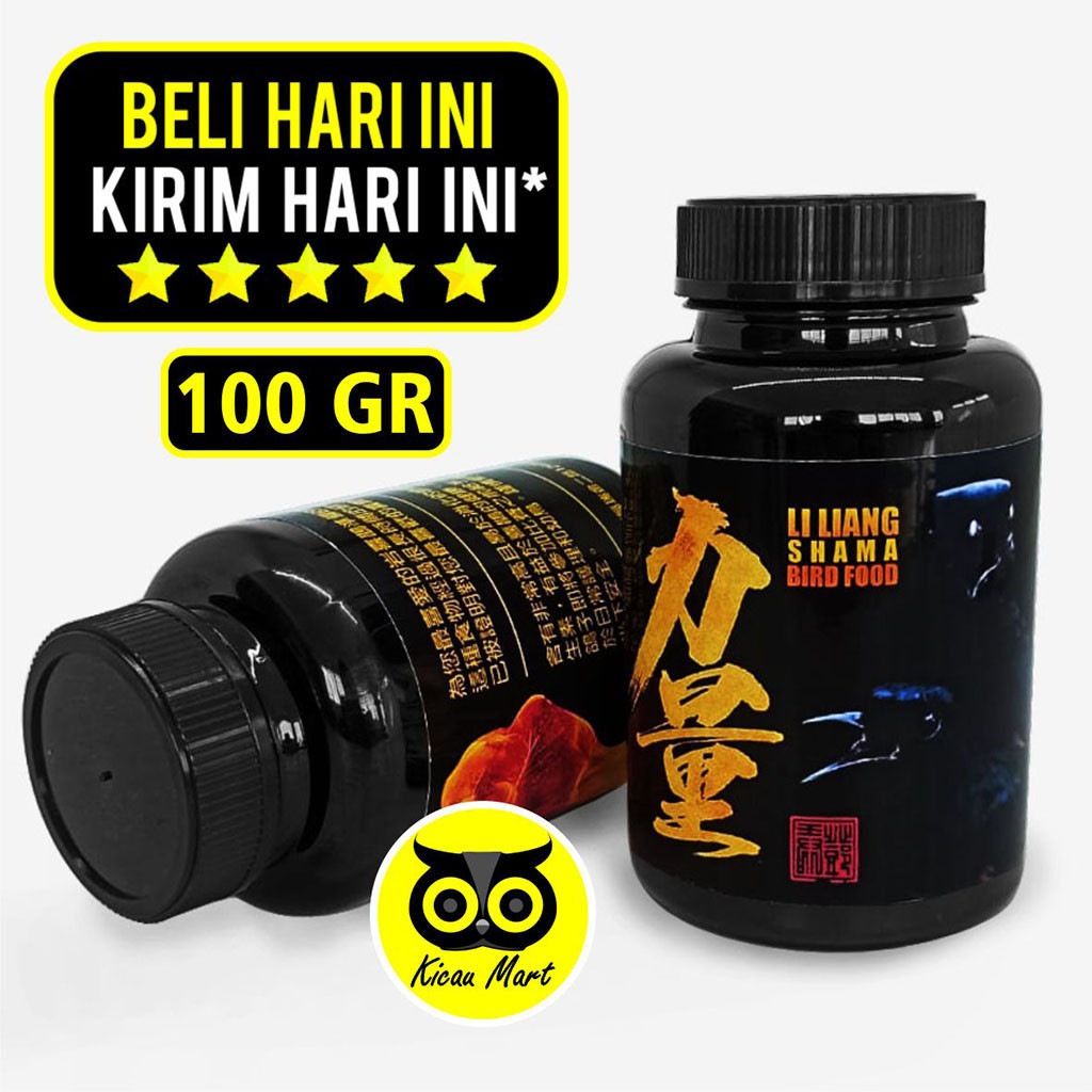 KICAU MART Pakan Burung Murai Batu Li Liang Shama Bird Food Import Voer Pur Burung Murai Makanan Har