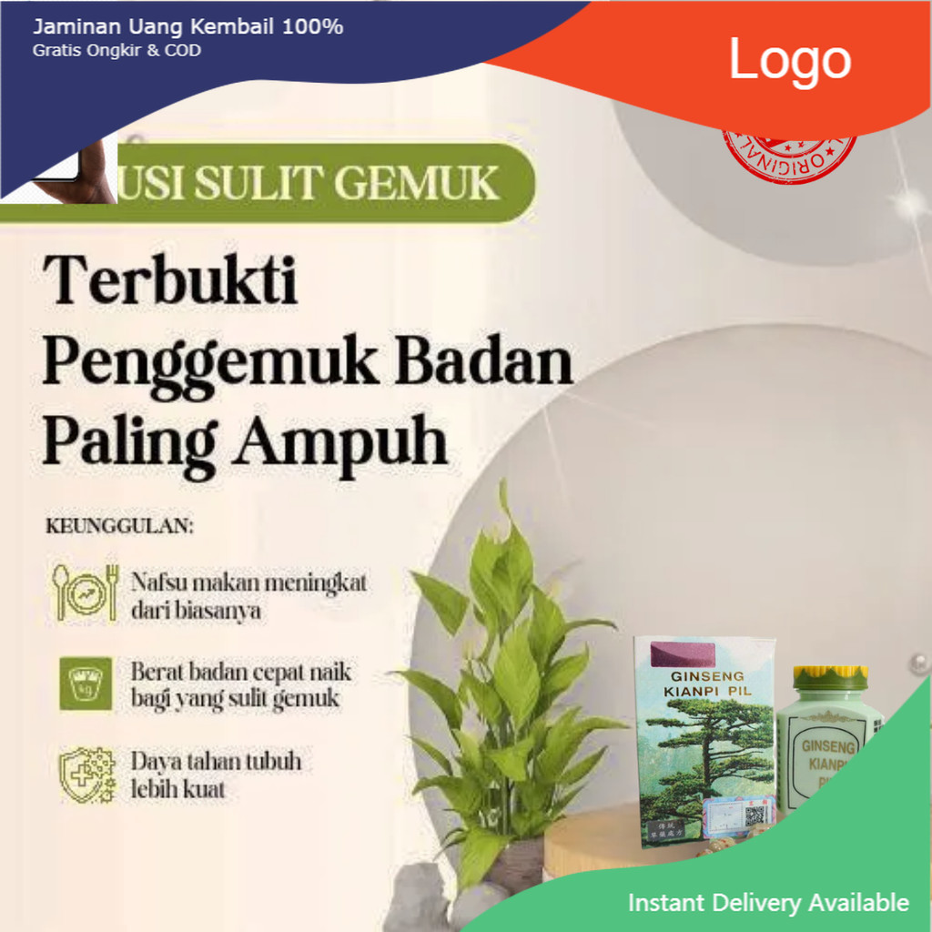 

READY STOK !!! Readyy! Solusi berat badan ideal sudah terbukti ampuh KAPSUL PENGGEMUK BADAN PENAMBAH NAFSU MAKAN #kianpi ~HLS Store