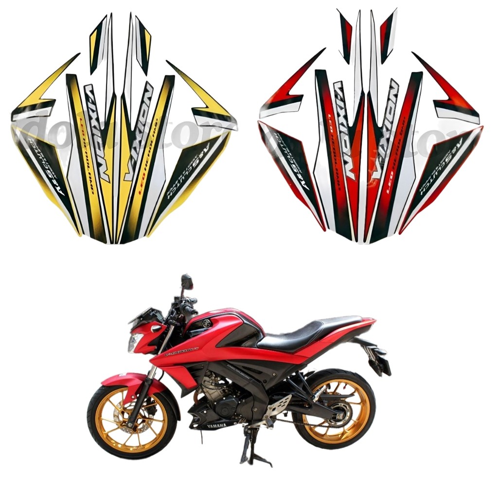 Stiker Striping Standart yamaha vixion 2019 list body motor standar vixion 2019 Termurah&Terlaris