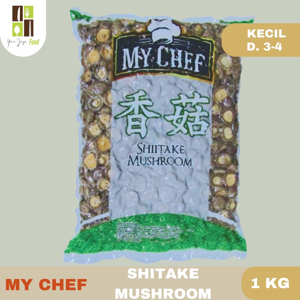 

My Chef Shitake Mushoom / Shiitake Kering / Jamur Kering / Dried Shitake / Jamur Hioki / Jamur Payung / Diameter 3-4 [Kecil] Kemasan 1 KG