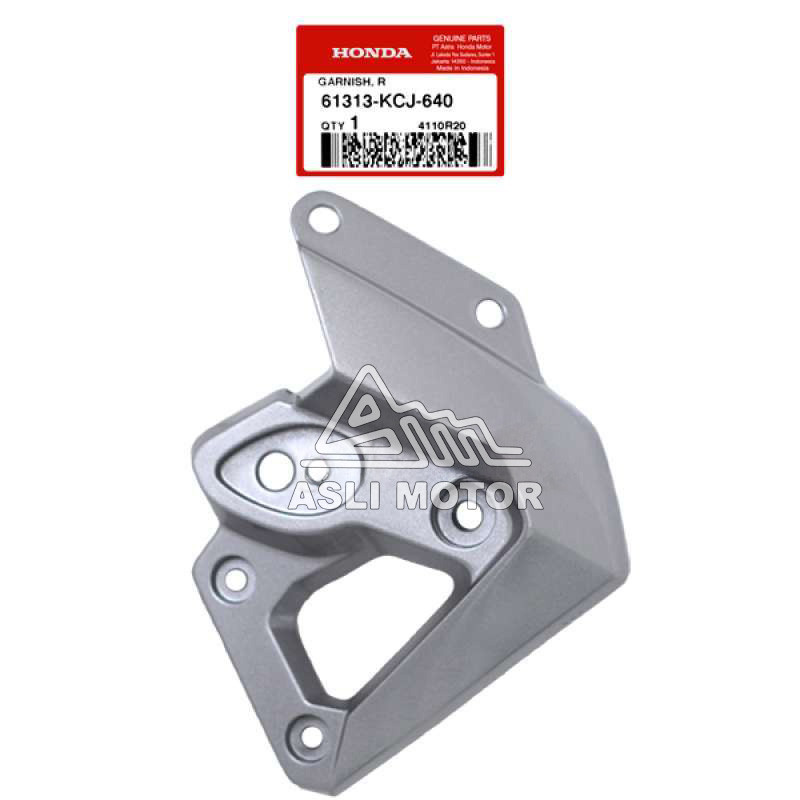 61313-KCJ-640 Dudukan Visor Kupingan Lampu Depan Garnish Kanan Tiger Revo