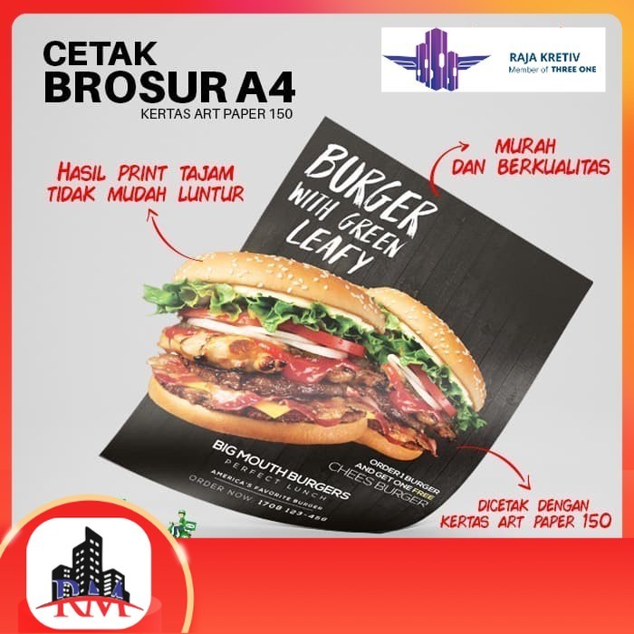 

Print Cetak Brosur A4 Termurah - SATU SISI