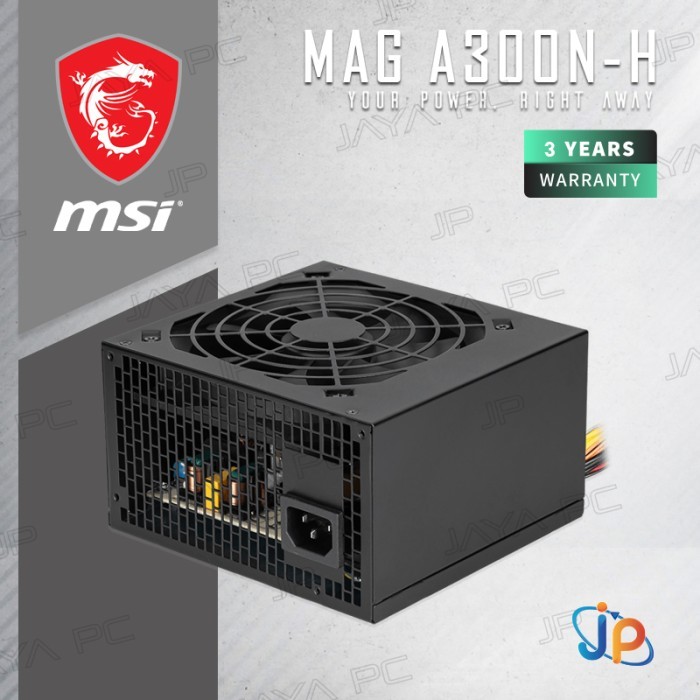 MSI MAG A300N-H 300Watt PSU - Power Supply 300W