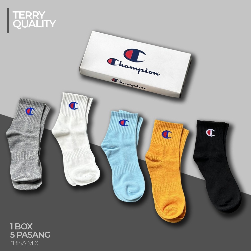Champion Sock/ Sock Champion / Kaos kaki Champion Original / Champion Sock Original indonesia 100% B