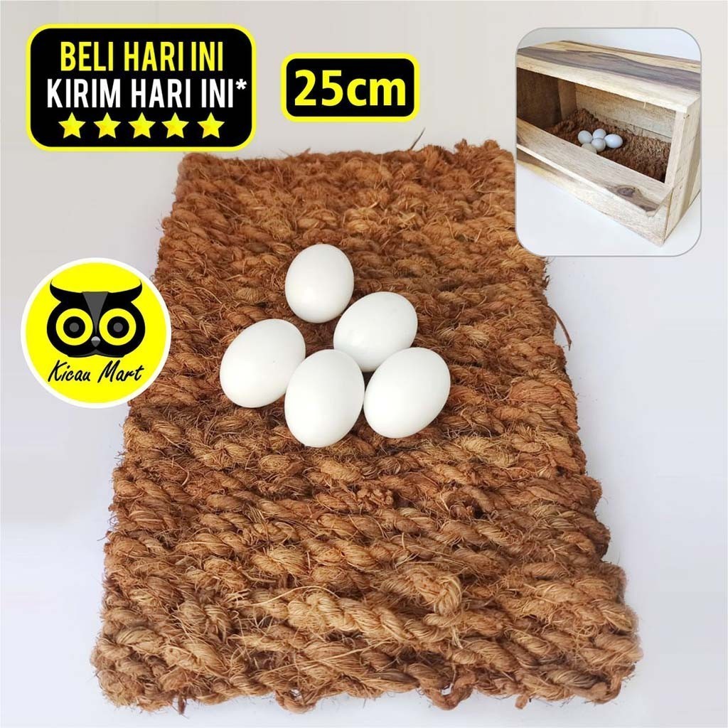 KICAU MART KICAU MART ALAS GLODOK SERABUT KELAPA ANYAMAN SARANG BURUNG LOVEBIRD MERPATI KENARI PERLA