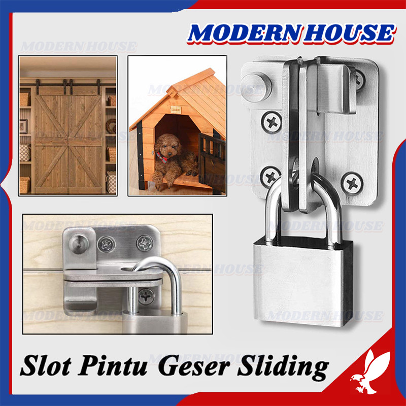 Grendel Pintu Geser / Cantolan grendel pintu / Kunci Slot Mini Pintu Geser / Grendel Geser Stainless