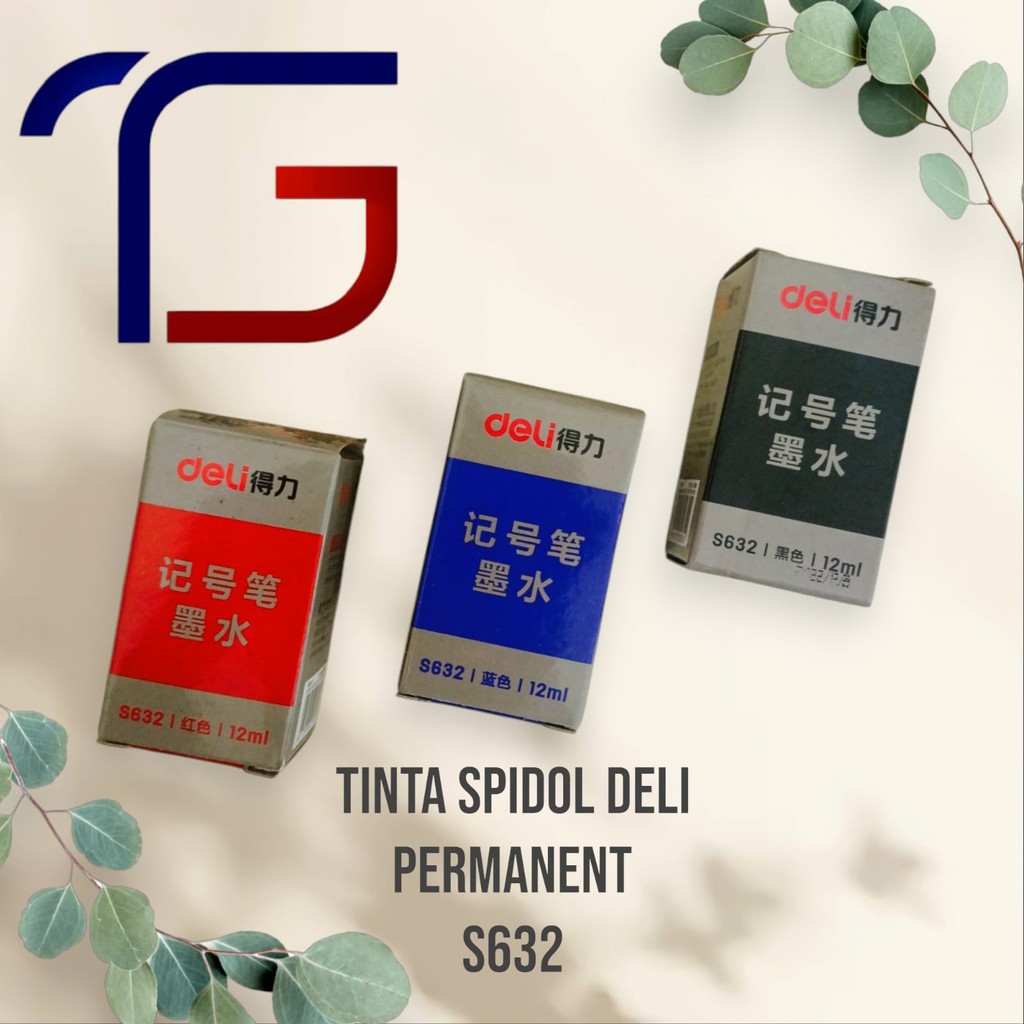 

Deli Tinta Refill Spidol Permanent S632