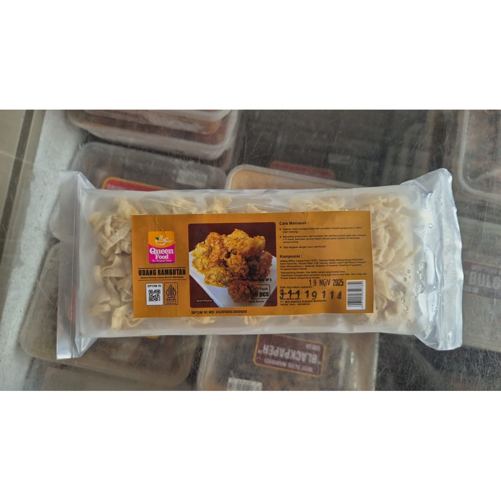

Queen Food Udang Rambutan Isi 10 Pcs