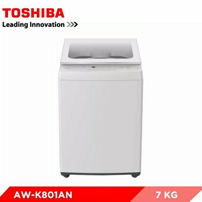TOSHIBA AW-K801AN Mesin Cuci Top Loading 7kg AW K 801 AN