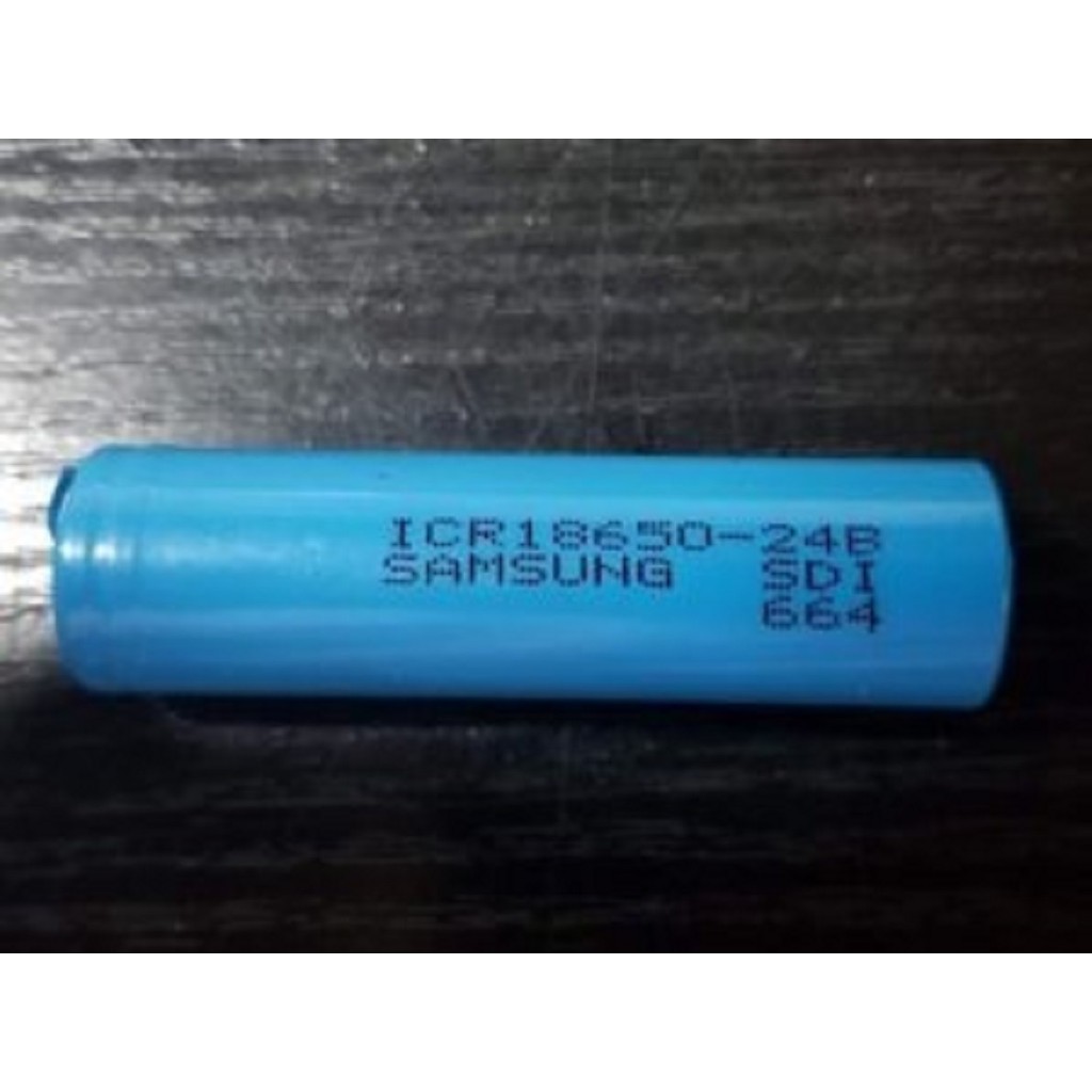 Baterai bekas laptop ICR18650-24B Samsung ICR18650 Data Kapasitas Max 2400mAh Ori