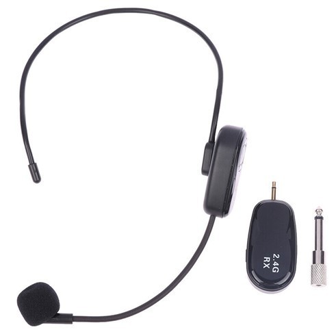 Microphone Clip On Wireless Bando Instruktur Senam Guru Dosen