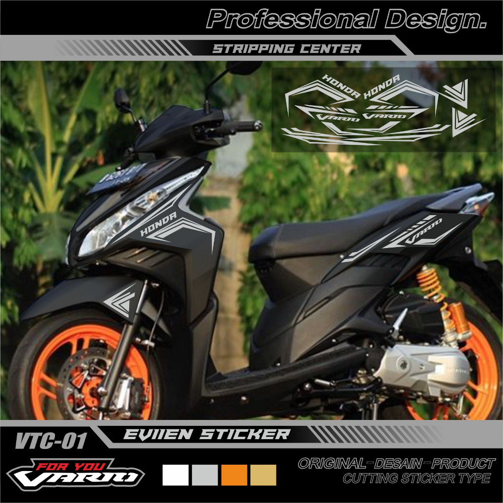 STRIPING STICKER VARIO TECHNO 110 CBS OLD STRIPING CUTTING STICKER