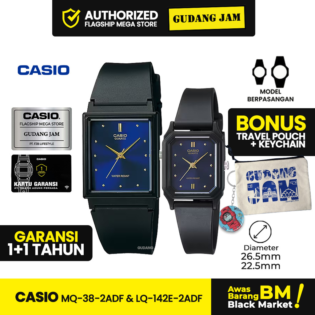 Casio Couple MQ-38-2ADF LQ-142E-2ADF MQ38 LQ142E