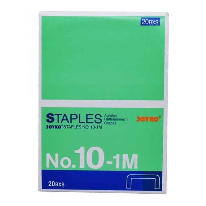 

Isi Staples Joyko No. 10 Original - 1 pack isi 20 box