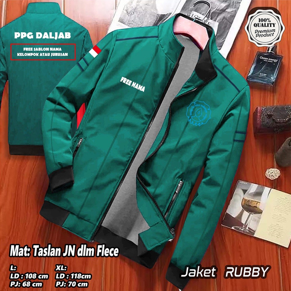 JAKET PPG DALJAB PARASUT DISTRO / JAKET GURU / JAKET CUSTOM SABLON /  JAKET PRIA WANITA KEREN / FREE