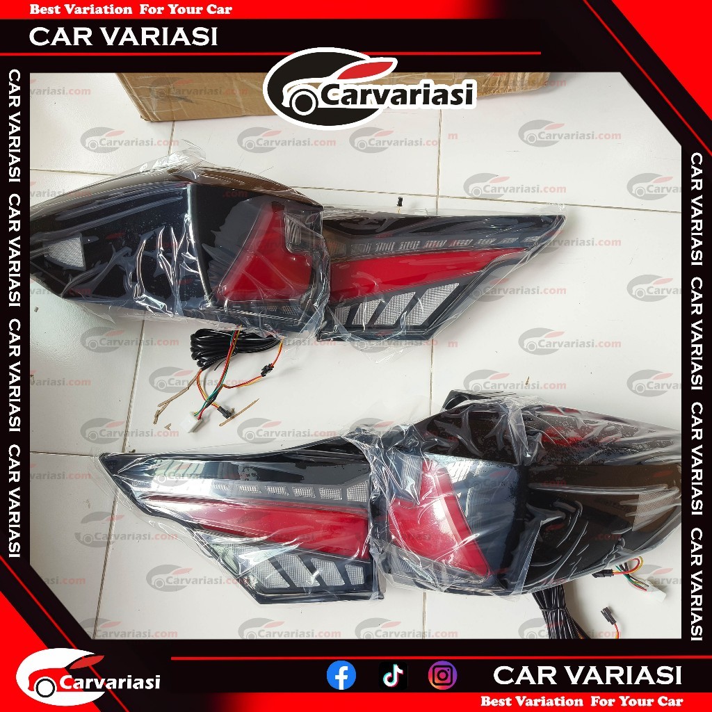 Stoplamp Rush 2018 Lampu Belakang Rush Stoplamp Terios 2018-ON Led Sequential Ceremonial