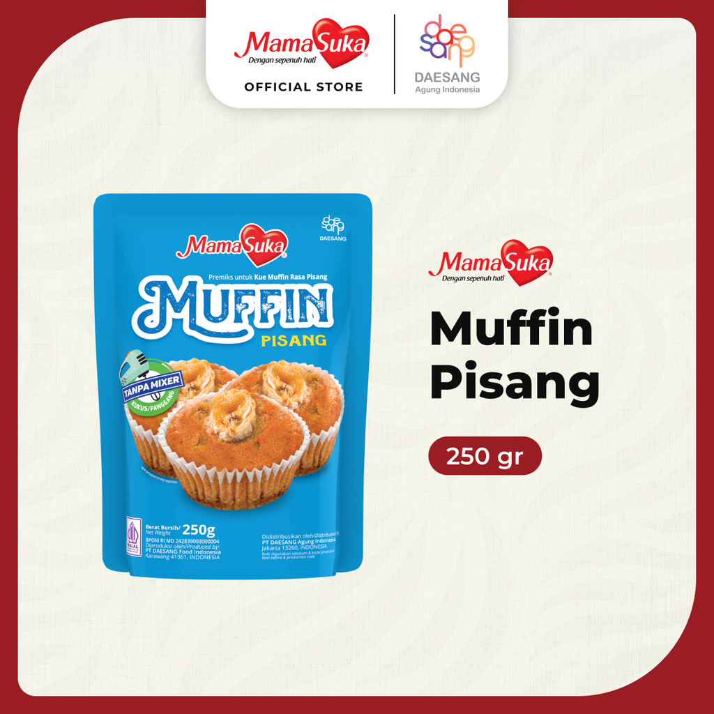 

MamaSuka - Muffin Banana 250 gr FS