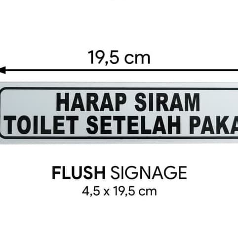 

JUAL LABEL STICKER SEMI PLAT K3 SAFETY HARAP SIRAM TOILET SETELAH PAKA