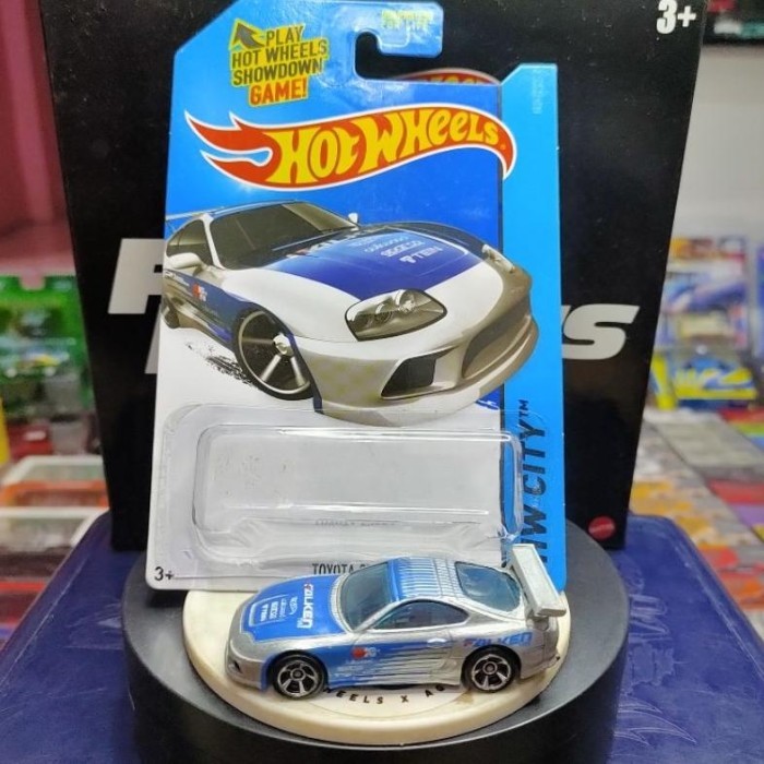 [READY] HOT WHEELS FALKEN TOYOTA SUPRA SILVER KMART EXCLUSIVE RECOLOR