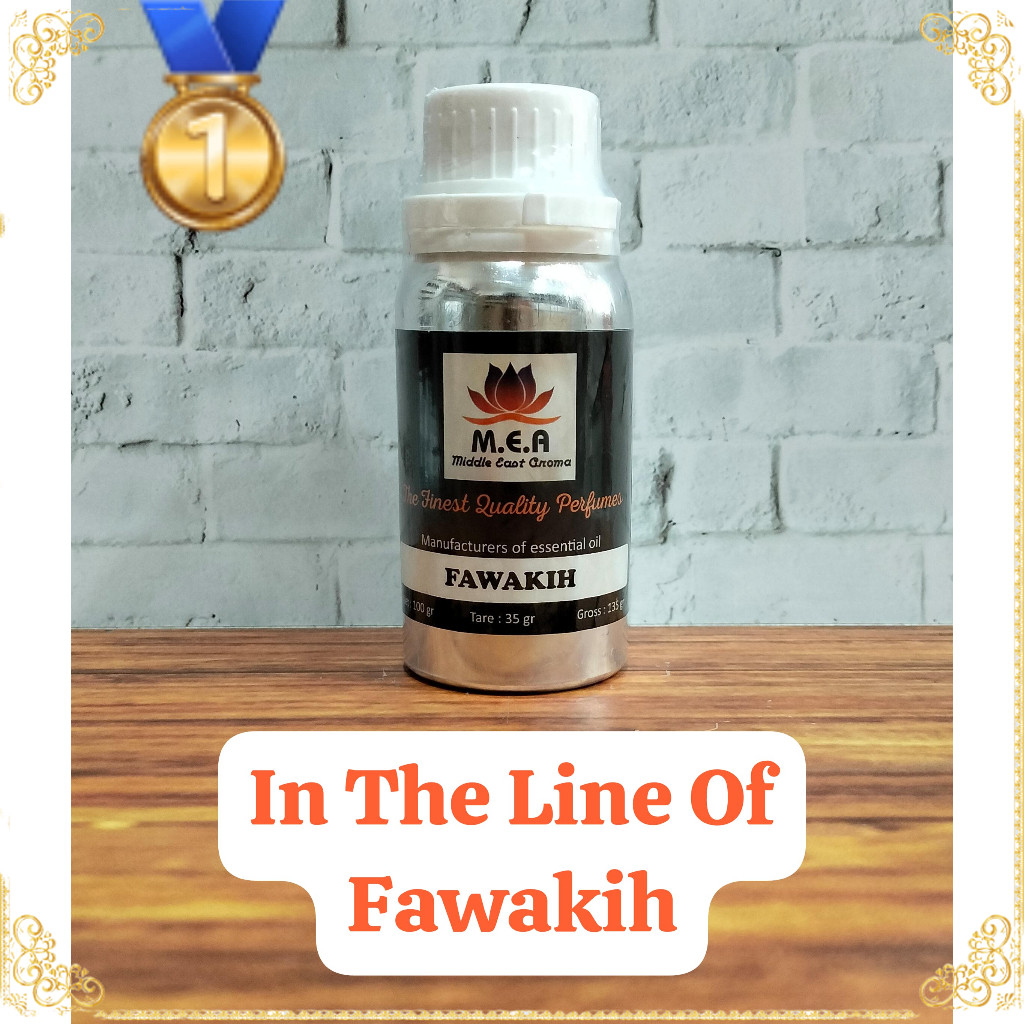 BIBIT PARFUM BY MEA ((FAWAKIH)) KEMASAN SEGEL KALENG 100 GRAM