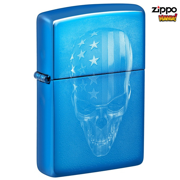 Zippo Robotic Human Skull Design - Zippo Lighter Original Mancis