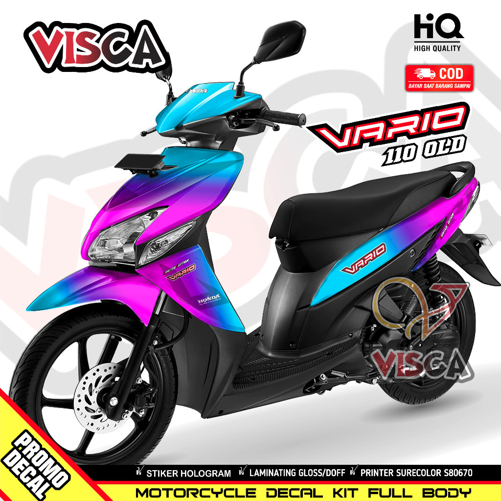 Decal Vario 110 Karbu Full Body Stiker Vario 110 Karbu Lama