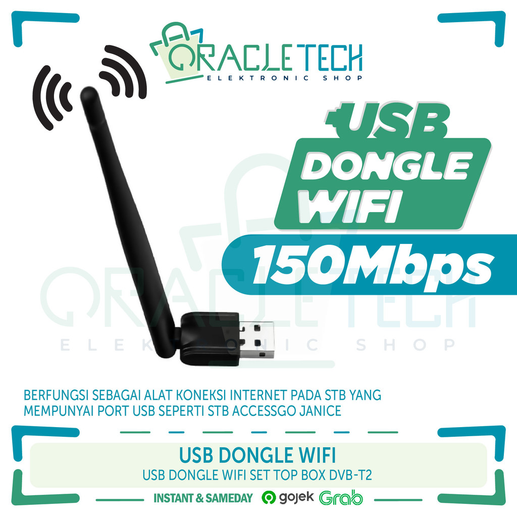 Dongle WIFI untuk TV BOX STB 150Mbps BERGARANSI