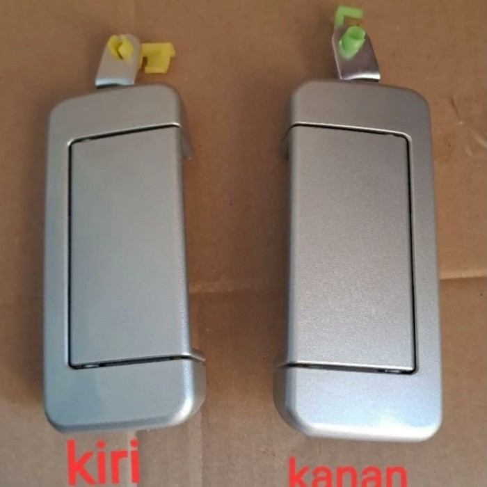 handle pintu luar tenggah mobil granmax espas luxio sliding pintu gese - silver, kanan PART BARU