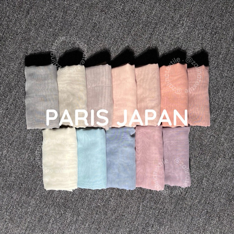 HIJAB SEGIEMPAT BAHAN PARIS JAPAN ORIGINAL PREMIUM | KERUDUNG SEGIEMPAT PARIS JAPAN