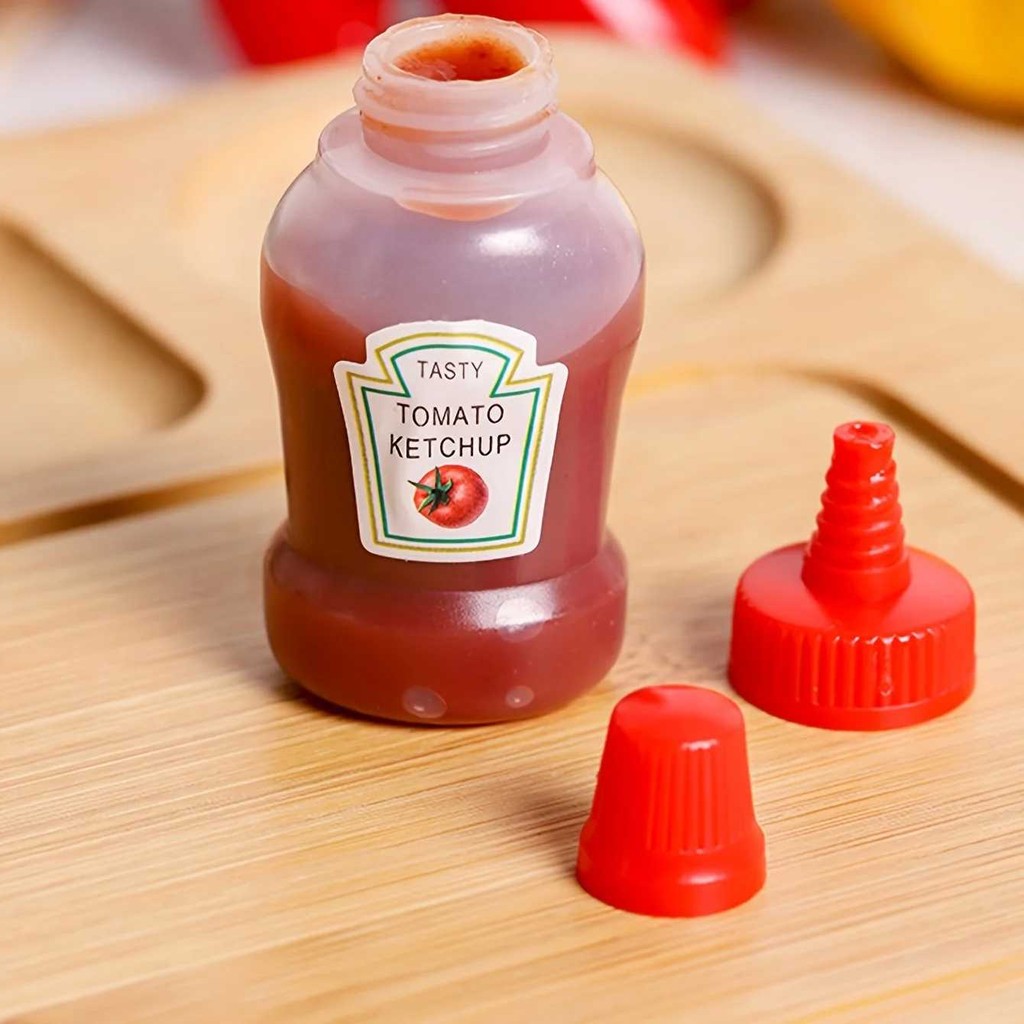 

AJSSHOP JUNMIAO Botol Saus Mini Tomato Ketchup Sauce Bottle 25ml 2 PCS - HG25