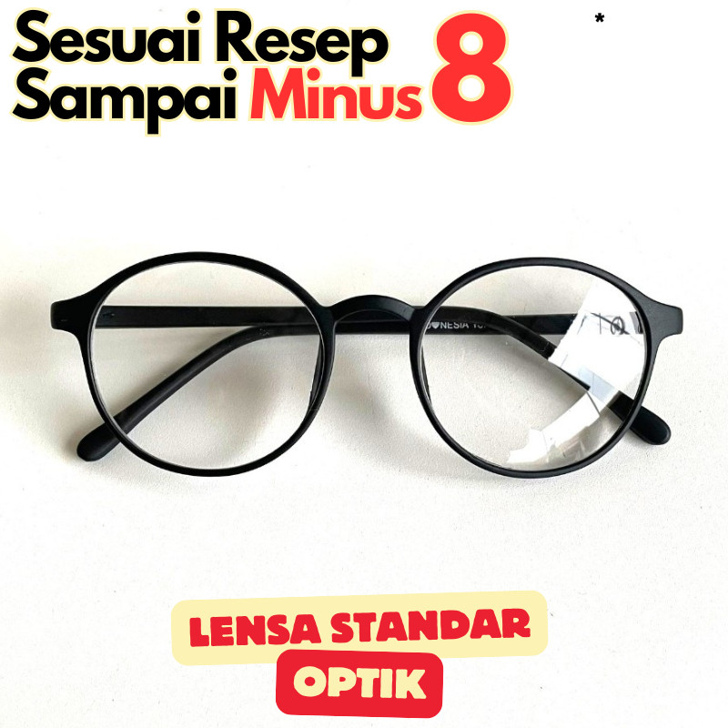 KACAMATA MINUS  1,2,3,4,5,6,7,8,9 SESUAI RESEP MINUS/SLINDER KACAMATA BULAT KACAMATA LENTUR KACAMATA