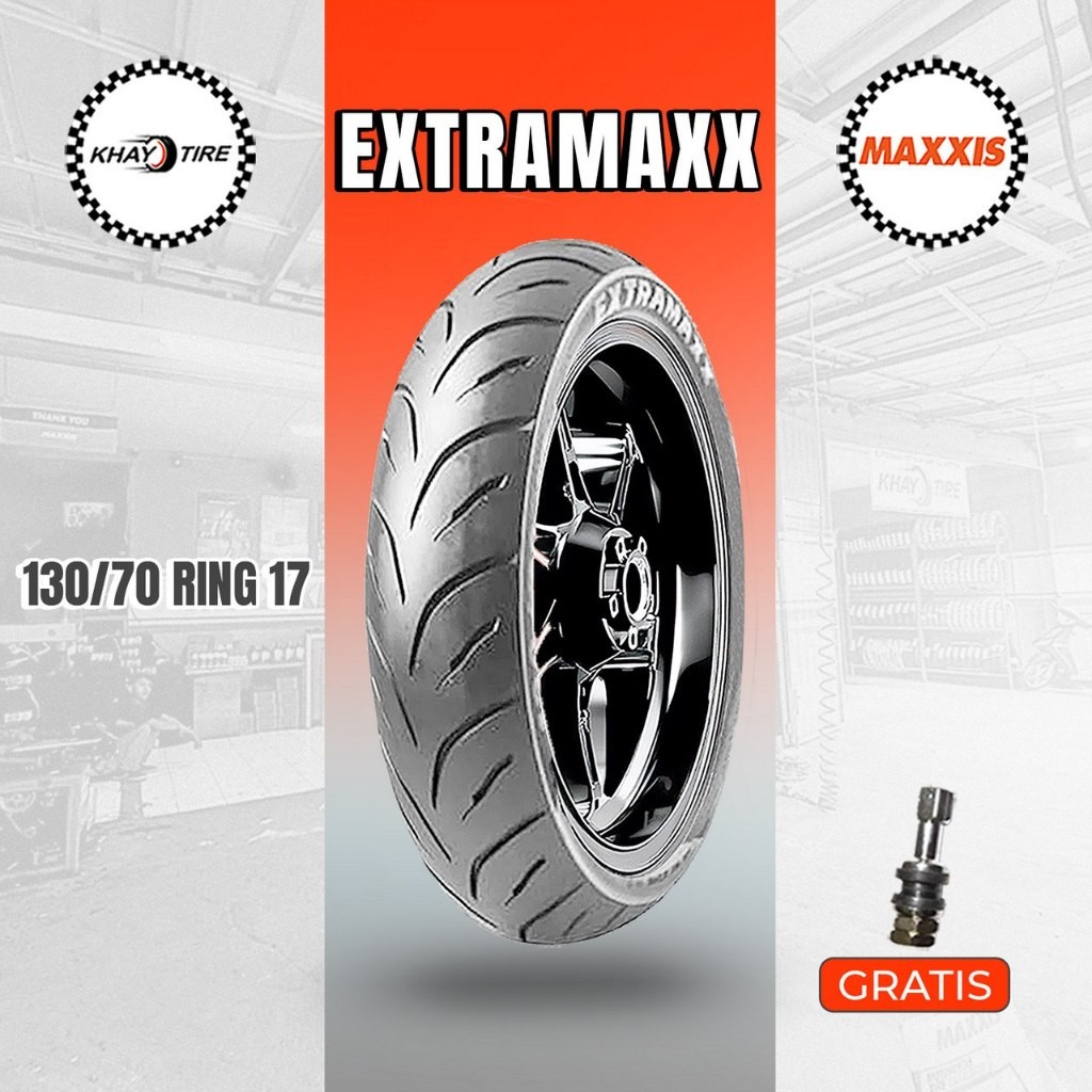 Ban Motor SPORT - SUPRA GTR - SUPERMOTO MAXXIS EXTRAMAXX 130/70 Ring 17 Tubeless