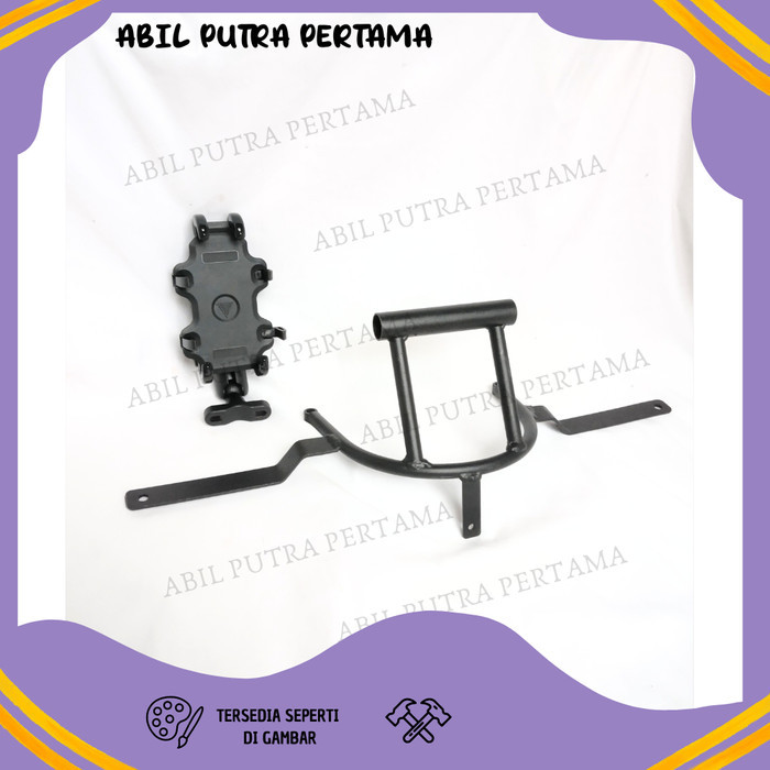 Paket Holder Gps Hp Yamaha Nmax New Phone Holder Motowolf Stang Motor Braket Bracket Breket Holder H