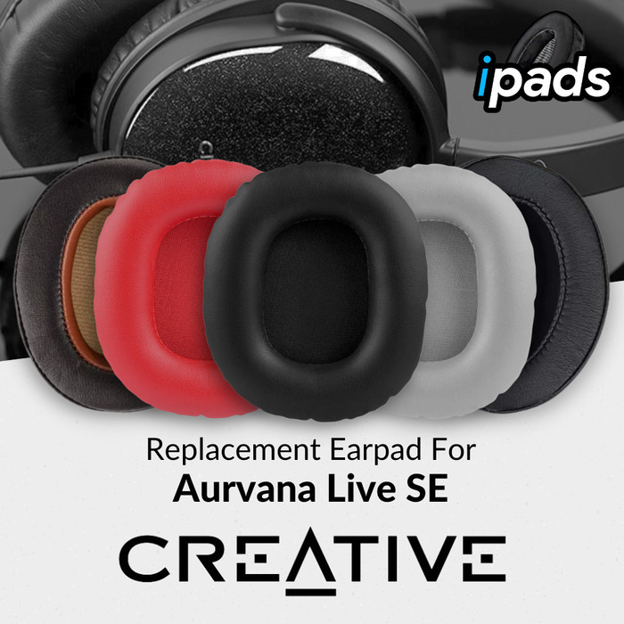 Earpad Earcup Ear Cushion Creative Aurvana Live SE Busa Foam Bantalan
